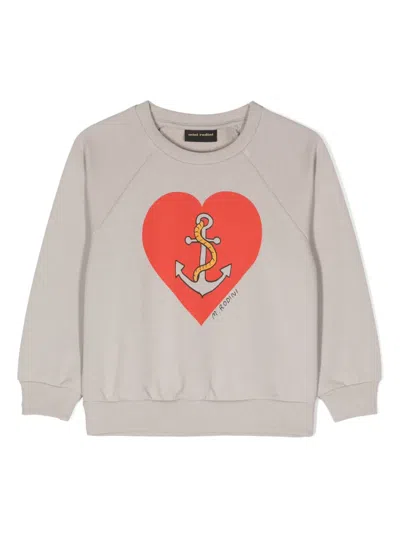 MINI RODINI 船锚印花卫衣