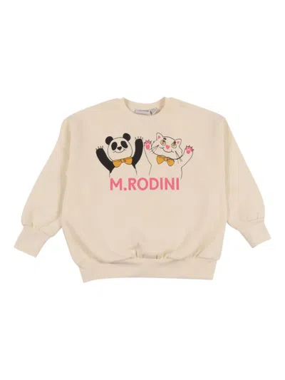 Mini Rodini Kids' Animal-graphic Sweatshirt In Pink