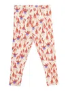 Mini Rodini Aop Leggings In Red