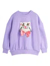 Mini Rodini Appliqué-bow Sweatshirt In Purple