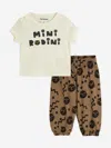 Mini Rodini T-shirt And Pants Set In Multi