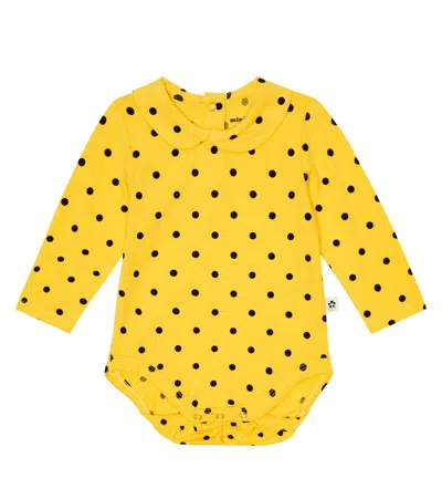 Mini Rodini Baby Body Aus Jersey In Yellow