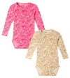 Mini Rodini Baby Set Of 2 Leopard-print Jersey Bodysuits