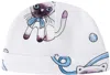 Mini Rodini Baby White Siamese Cat Beanie In 50 White