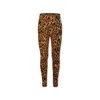 Mini Rodini Beige Leggings For Girl With Spotted Print In Beige