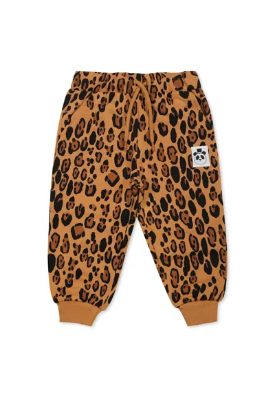 Mini Rodini Beige Trousers For Babykids With Spotted Print