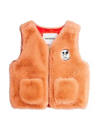 Mini Rodini Vest In Orange