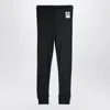 Mini Rodini Black Modal Leggings In Black