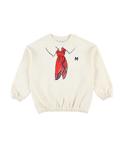 Mini Rodini Bow-print Sweatshirt In White