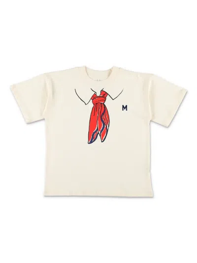 Mini Rodini Kids' Bow-print T-shirt In White