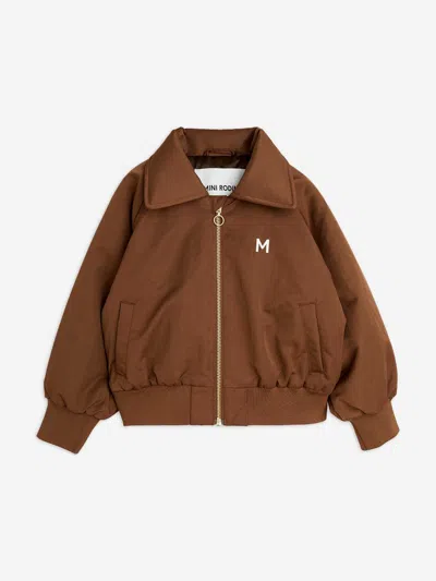 MINI RODINI MINI RODINI BOYS COOL CATS APPLICATION BOMBER JACKET