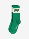 Mini Rodini Boys Lizard Socks In Green