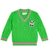 Mini Rodini Kids Green Pullover In Green