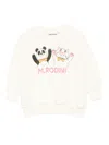 Mini Rodini Cartoon-print Sweatshirt In White
