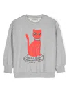 Mini Rodini Grey T-shirt In Organic Cotton In Grey