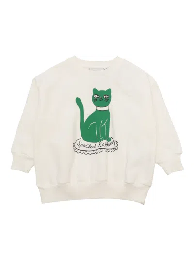 Mini Rodini Cat Sp Sweatshirt In White