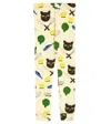 Mini Rodini Chef Cat Cotton Leggings In Multicoloured