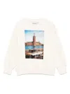 Mini Rodini City Hall Sweatshirt In Neutrals