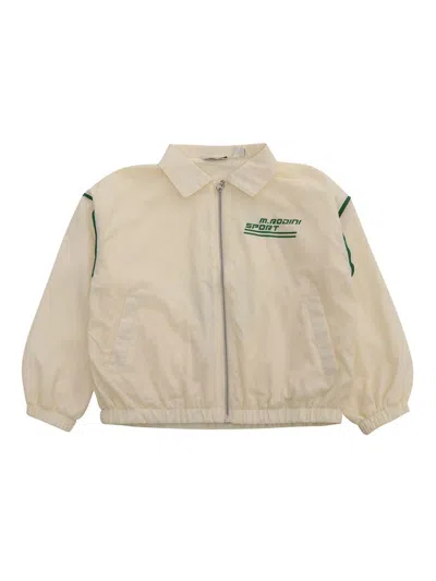 Mini Rodini Bomber Jacket In White