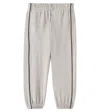 Mini Rodini Cotton Jersey Sweatpants In Grey