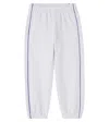 Mini Rodini Cotton Jersey Sweatpants In White