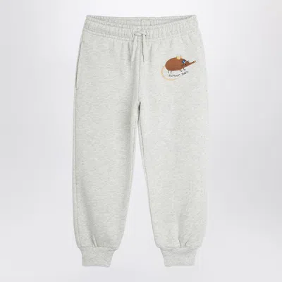 Mini Rodini Cotton Sweatpants In Multi