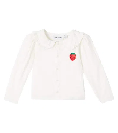Mini Rodini Kids' Cotton Top In White