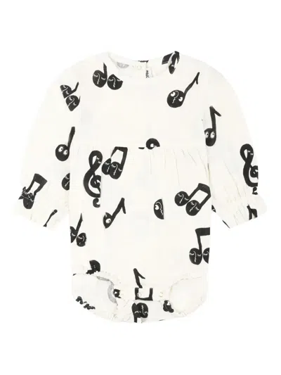 Mini Rodini Babies' Designer Body In Neutrals