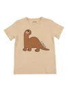 Mini Rodini Dino Sp Regular Ss Tee In Nude