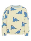 Mini Rodini Dinosaur-print Sweatshirt In Neutral