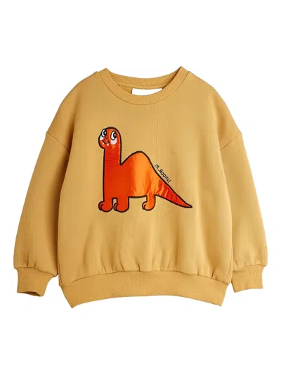 Mini Rodini Babies' Dinosaur-detail Round-neck Sweatshirt In Multi