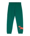 Mini Rodini Dog-print Track Pants In Green