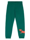 Mini Rodini Kids Dog Joggers In Green