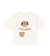 Mini Rodini Doggies Printed Cotton Jersey T-shirt In White