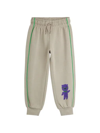 Mini Rodini Kids' Drawstring-fastening Track Pants In Neutral