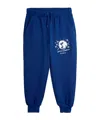 Mini Rodini Logo Sweatpants In Blue