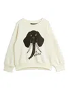 Mini Rodini "elephant" Sweatshirt In White