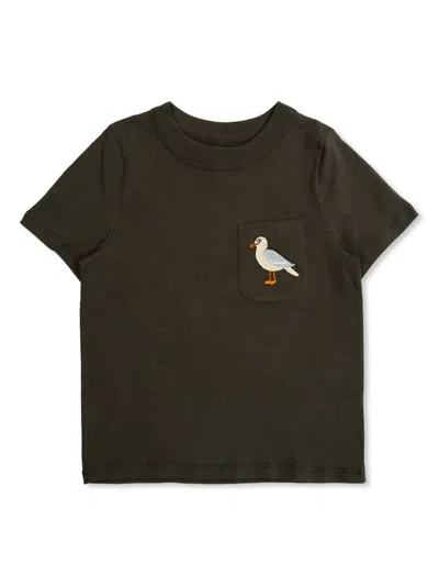 Mini Rodini Babies' Short-sleeved T-shirt In Green