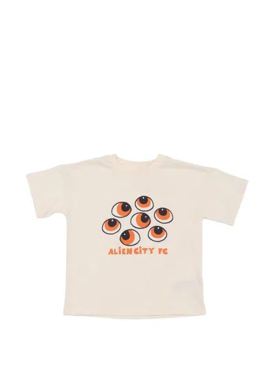MINI RODINI EYES GRAPHIC-PRINT T-SHIRT