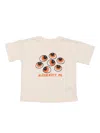 Mini Rodini Eyes Sp Ss Tee In Neutral