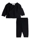 Mini Rodini Fine-knit Trousers Set