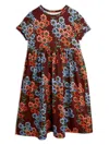 Mini Rodini Daisys Jersey Dress In Red
