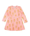 Shop Mini Rodini Floral-print Dress In Pink