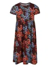 Mini Rodini Daisys Jersey Dress In Brown