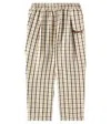 格纹裤装