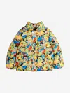 Mini Rodini Girls Flowers Aop City Puffer Jacket In Multi
