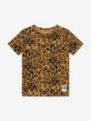 MINI RODINI GIRLS LEOPARD PRINT T-SHIRT 12 - 18 MTHS MULTICOLOURED