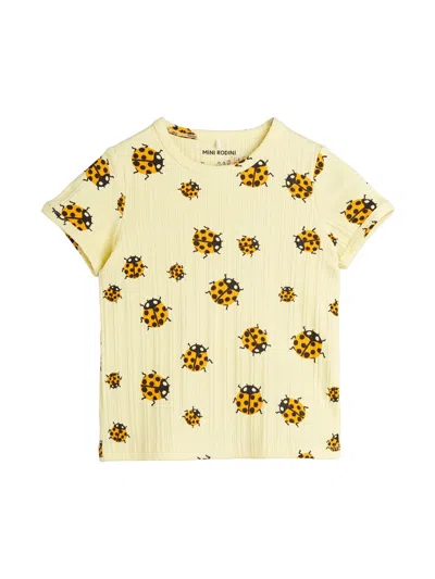 Mini Rodini Girls' Mini T-shirt In Yellow