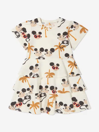 Mini Rodini Kids' Printed Cotton Dress In Pink