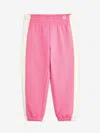 Mini Rodini Society Track Pants In Pink
